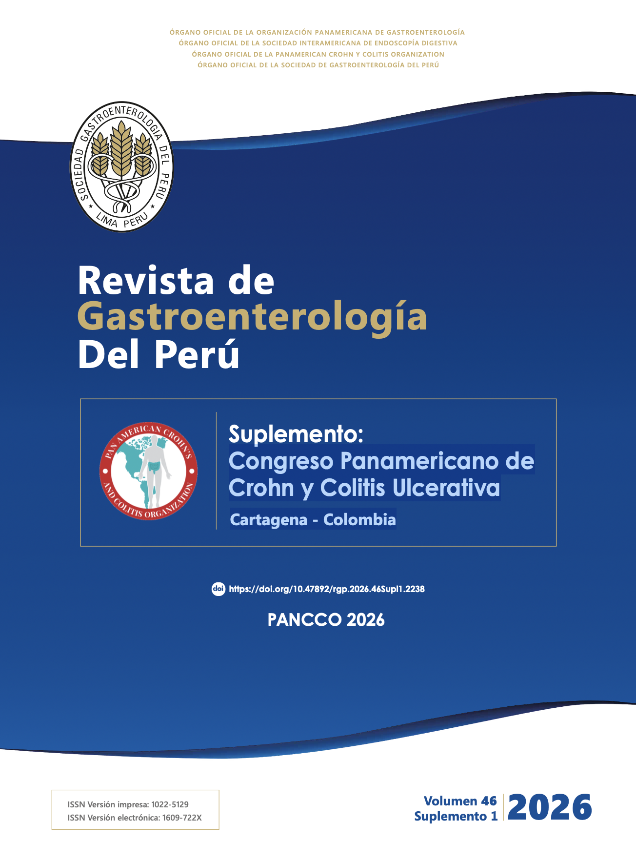 					Ver Vol. 46 Suplemento 1 (2026): Congreso Panamericano de Crohn y Colitis Ulcerativa. Cartagena - Colombia
				
